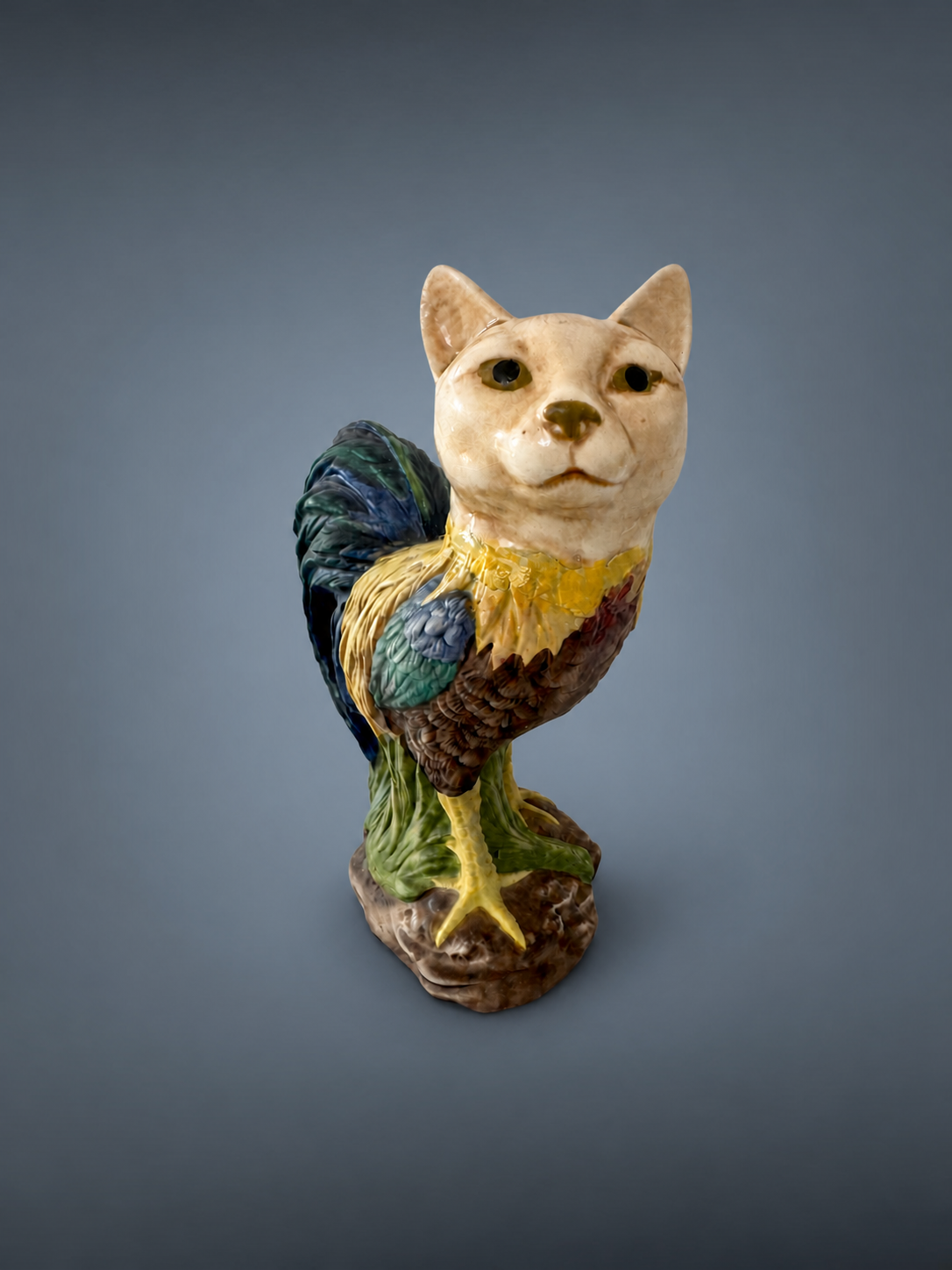 Cat + Rooster